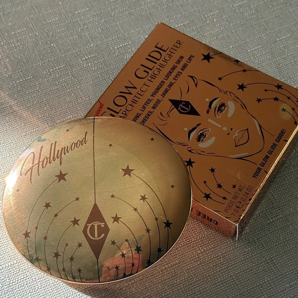 Charlotte Tilbury Hollywood Glow Glide Highlighter Rose Gold Glow 7g NEW In Box